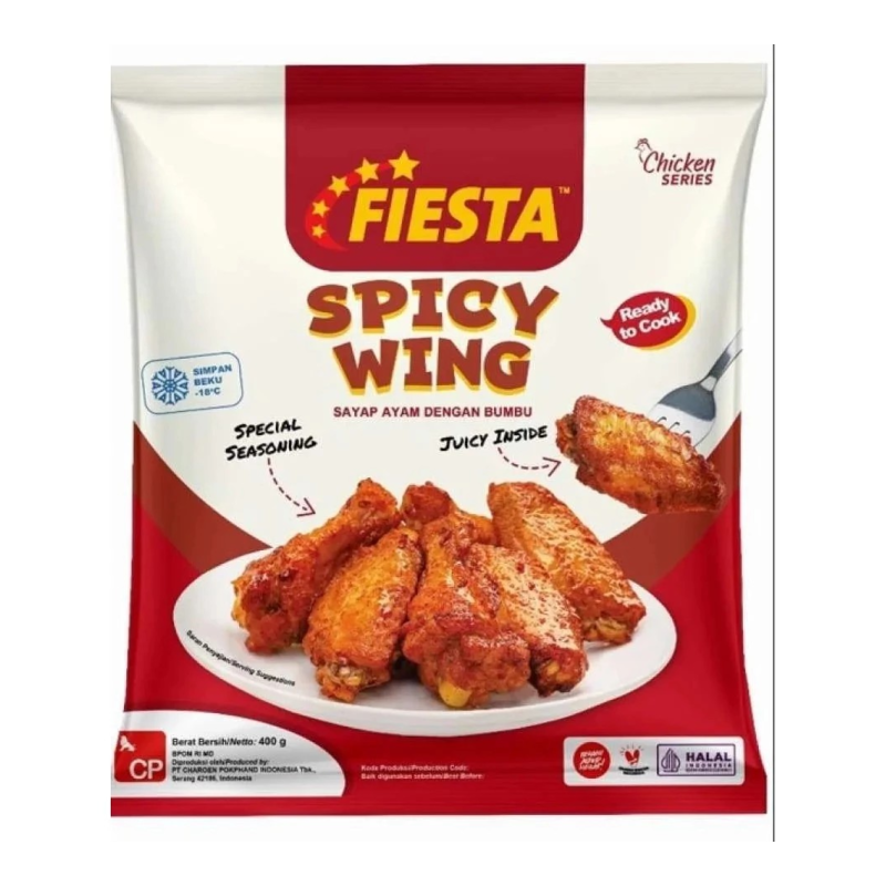 Fiesta Chicken Spicy Wing 400gr
